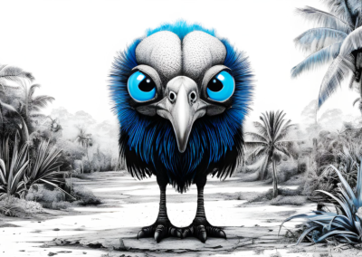Blue Bird – Cassowary