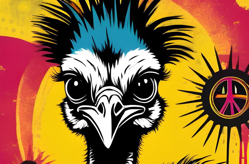  Bin Chicken Punk Emu
