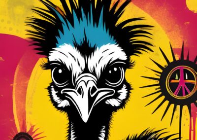  Bin Chicken Punk Emu